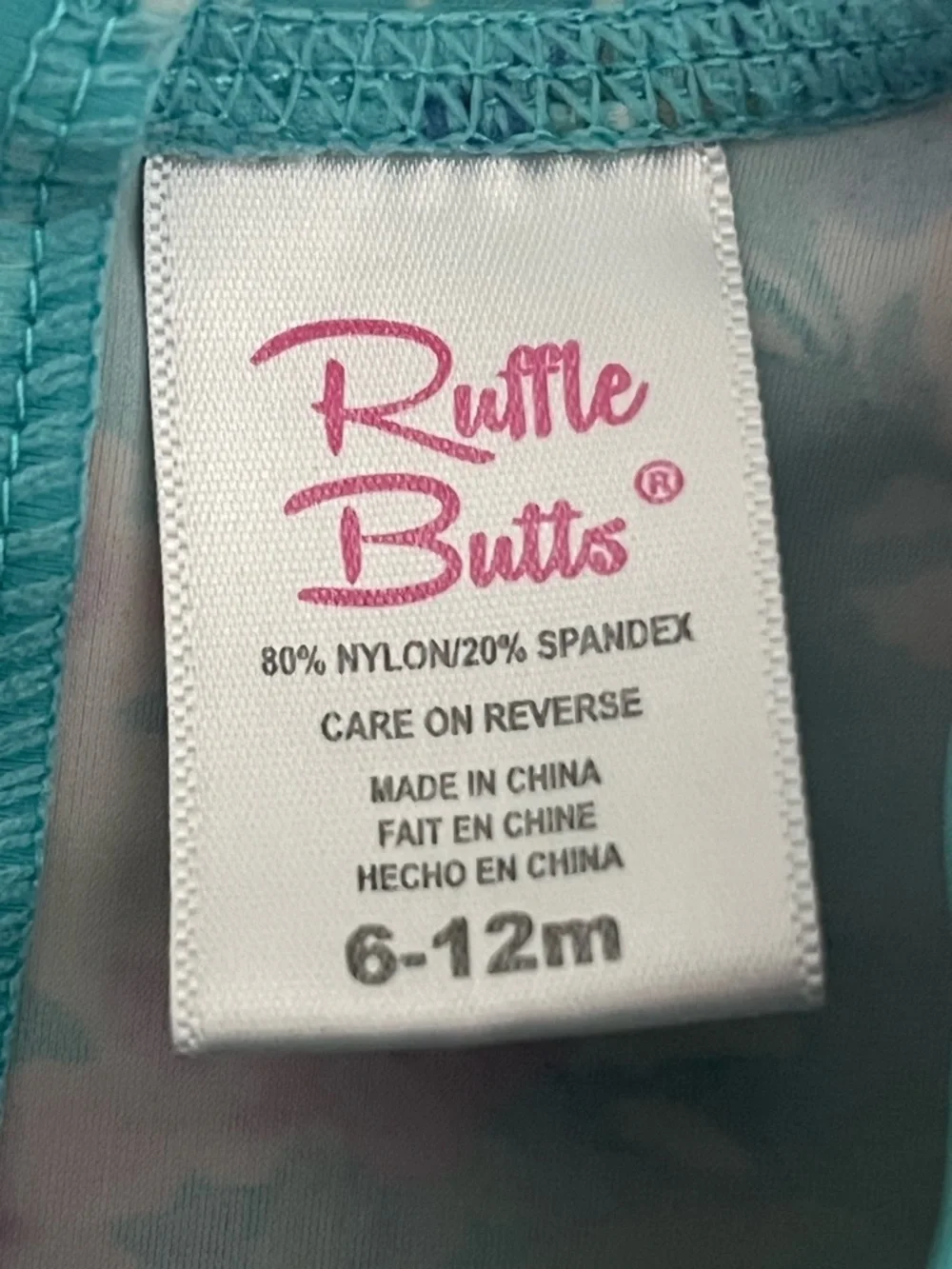 Ruffle Butts Swimsuit 6-12 months
